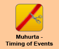 Muhurta-Timing of Events